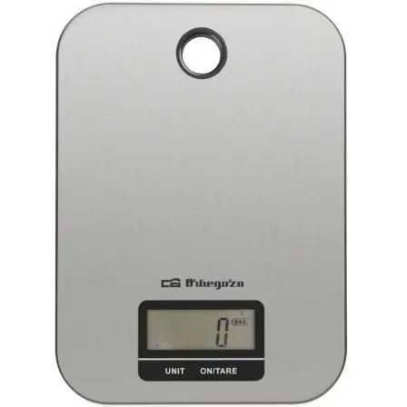 Báscula de Cocina Electrónica Orbegozo PC 1019/ hasta 5kg/ Plata