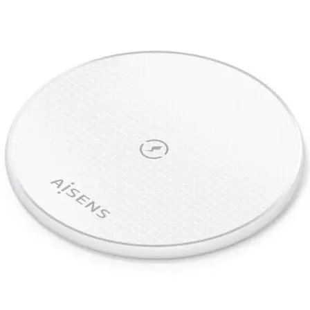 Base de carga Inalámbrica Aisens ASCH-15W1WC057-W/ 15W/ Blanco