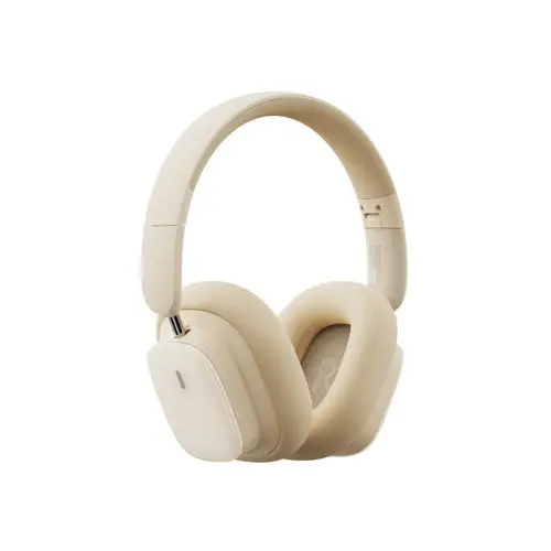 BASEUS BOWIE H1I NOISE-CANCELLATION WIRELESS HEADPHONES STELLAR WHITE