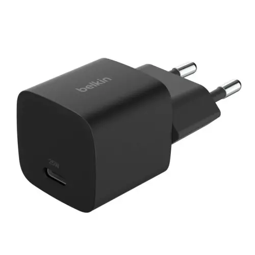 BELKIN 25W USBC PD WALL CHARGER WITH PPS, BLK