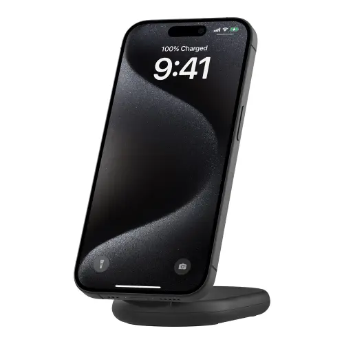 Belkin BoostCharge Auriculares, Smartphone Negro USB Cargador inalámbrico Carga rápida Interior