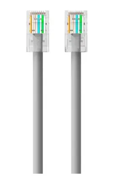 Belkin RJ45-RJ45, Cat6, 1m cable de red Gris