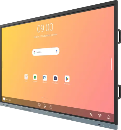 BENQAV PANTALLA INTERACTIVA RE8604 (9H.F9GTK.DE4) 86" EDLA ANDROID 13.0, 8GB Y 32GB, 350NITS, ALTAVOZ