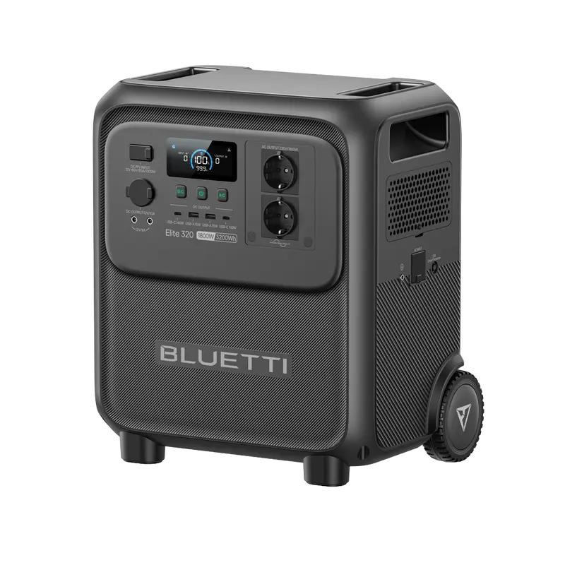 BLUETTI BL-ELITE-320 - Estación de energía transportable Bluetti - Gran capacidad 3200Wh - Potencia salida 1800W