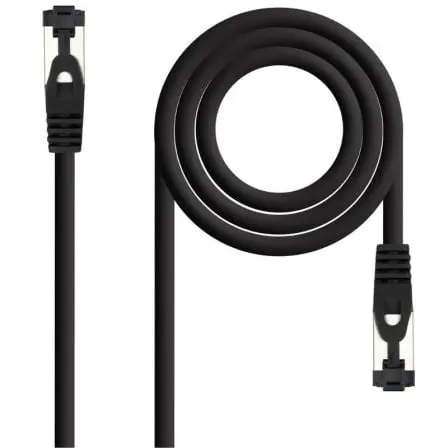 Cable de Red RJ45 SSTP Nanocable 10.20.2005-BK Cat.8.1/ 3m/ Negro