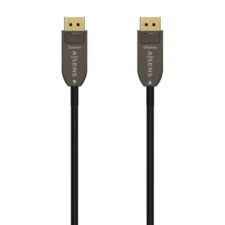 Cable DisplayPort 1.4 AOC 8K Aisens A155-0608/ DisplayPort Macho - DisplayPort Macho/ 20m/ Negro