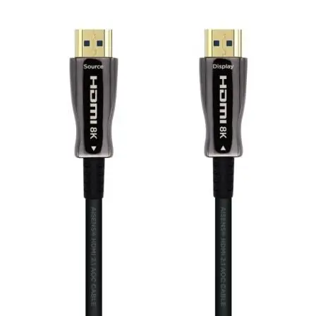 Cable HDMI 2.1 AOC 8K Aisens A153-0519/ HDMI Macho - HDMI Macho/ 30m/ Negro