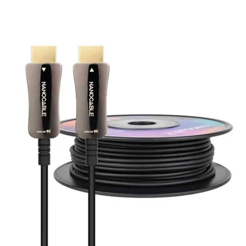 Cable HDMI NANOCABLE 10.15.2160 60 m Negro 8K Ultra HD 48 Gbit/s