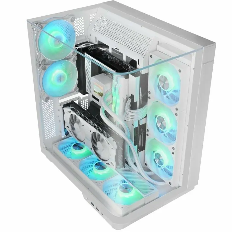 Caja Semitorre ATX Mars Gaming MCINFINIOW Blanco