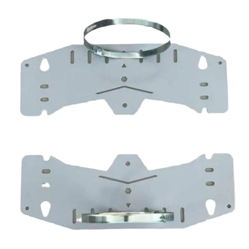 CAMBOX BOXPOLE-4030 - Soporte de poste y pared - Rango diámetro 90-100 Ø - 2 piezas - Compatible con BOX-403017-IP65 y BOX-403022-IP65