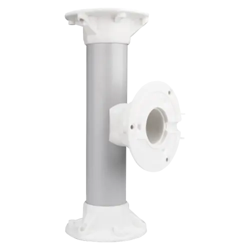 CAMBOX CBOX-TN25 - Soporte techo doble - Altura 25 cm x 10 (Ø) cm - Apto para uso en interior y exterior - Color blanco - Fabricado en plástico