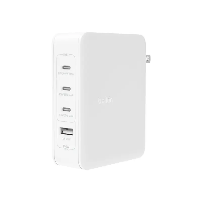 Cargador de Pared Belkin WCH014BTWH 140 W Blanco