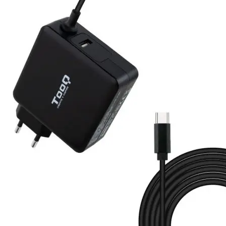 Cargador de Portatil TooQ TQLC-USBC90PD USB-C/ 90W/ Automatico/ Voltaje 5-20V