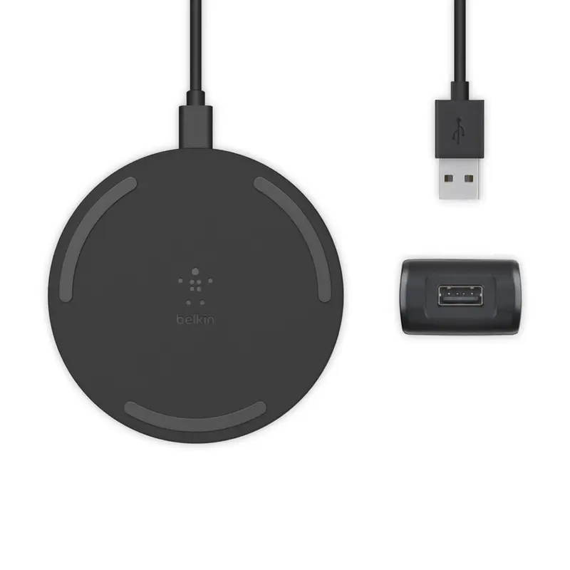 Cargador Inalámbrico Belkin WIA001VFBK 10W Negro