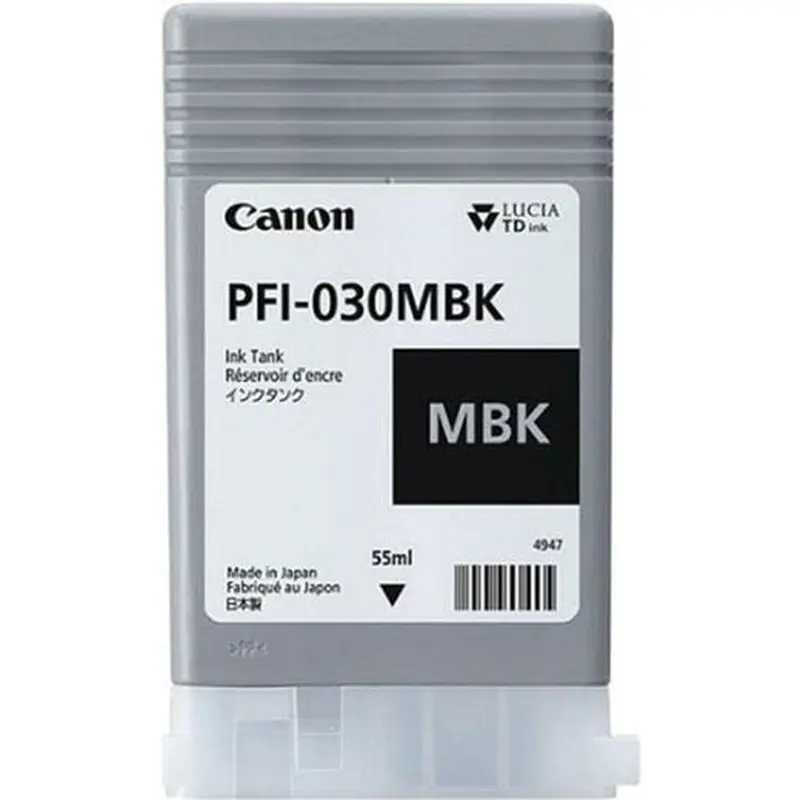 Cartucho de Tinta Original Canon PFI-030 MBK Negro mate