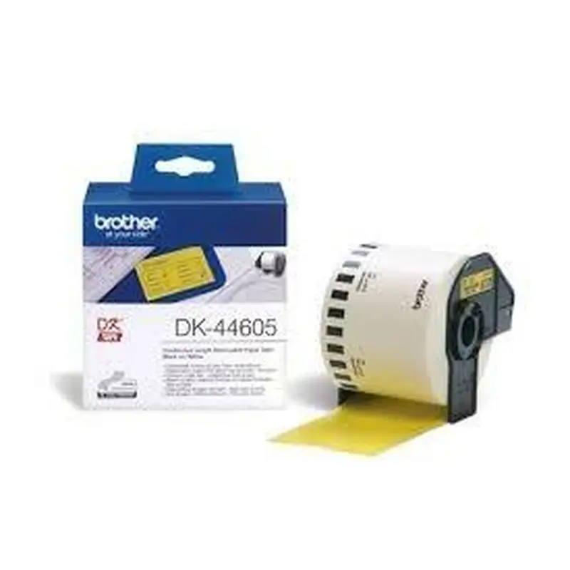Cinta Laminada para Rotuladoras Brother DK-44605 Negro
