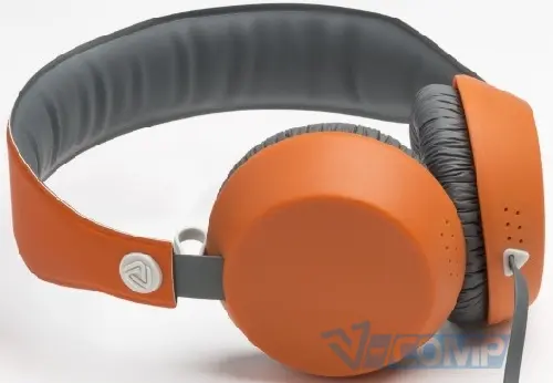 Coloud Boom Blocks gris y naranja - auriculares de diadema con micrófono