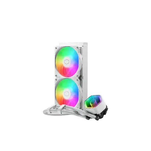 Cooler Master VENTILADOR CPU COOLER MASTER REFRIGERACION LIQUIDA MASTERLIQUID 240 CORE II BLANCO (MLW-D24M-A18PA-RW)