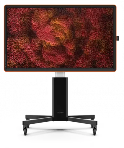 CTOUCH CANVAS 75" REGAL ORANGE INGLASS OPTICALLY BONDED TOUCH, NO-OS TOUCH DISPLAY, INTERACTIVE CANVAS FRAME 11072575 (DEMO PURPOSES