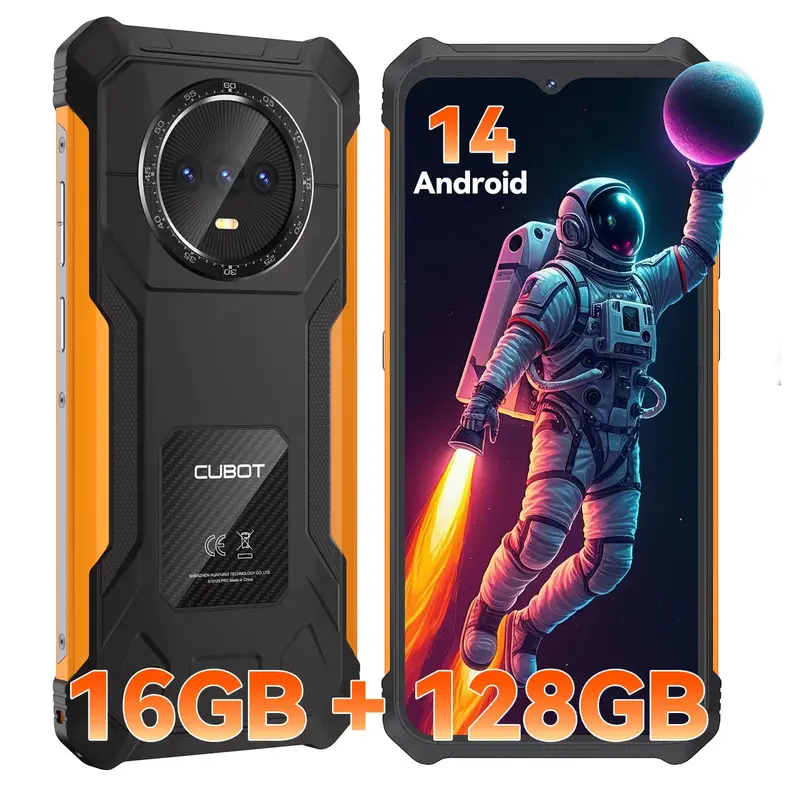 CUBOT Kingkong ES - Smartphone 6.56" HD+ 16GB RAM 128GB Android 14