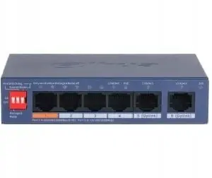 Dahua (DH-CS4006-4GT-60-V2) DAHUA SWITCH 6 PUERTOS CLOUD MANAGED GIGABIT, 4 PUERTOS POE, 60W, HI-POE, L2