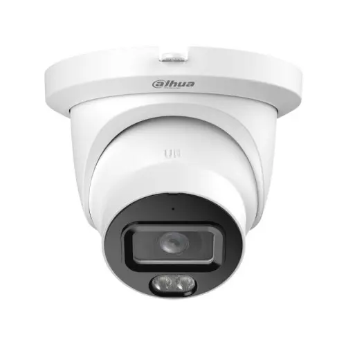 Dahua (DH-IPC-HDW5459TMP-ASE-IL-0280B) DAHUA CAMARA IP TURRET SERIE 5 XINGHAN IA, 4MP, IR 50M, IP67, SOPORTA MICROSD HASTA 1TB, 12 VDC