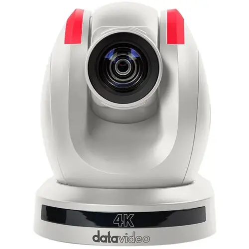 DATAVIDEO 4K PTZ CAM W AT, NDI,12G-SDI, 30X, WHITE (PTC-325GW)-(7000-3128)
