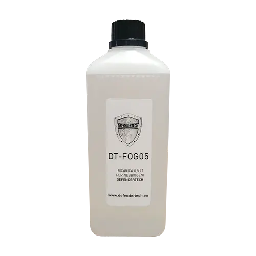 DEFENDERTECH DT-FOG05 - Recarga de líquido - 0.5L - Especial para 200m3 y 400m3