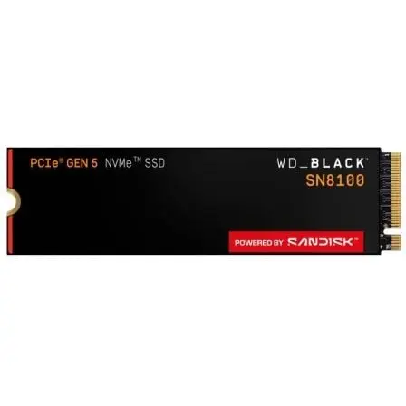 Disco SSD SanDisk WD Black SN8100 2TB/ M.2 2280 PCIe Gen5/ Full Capacity