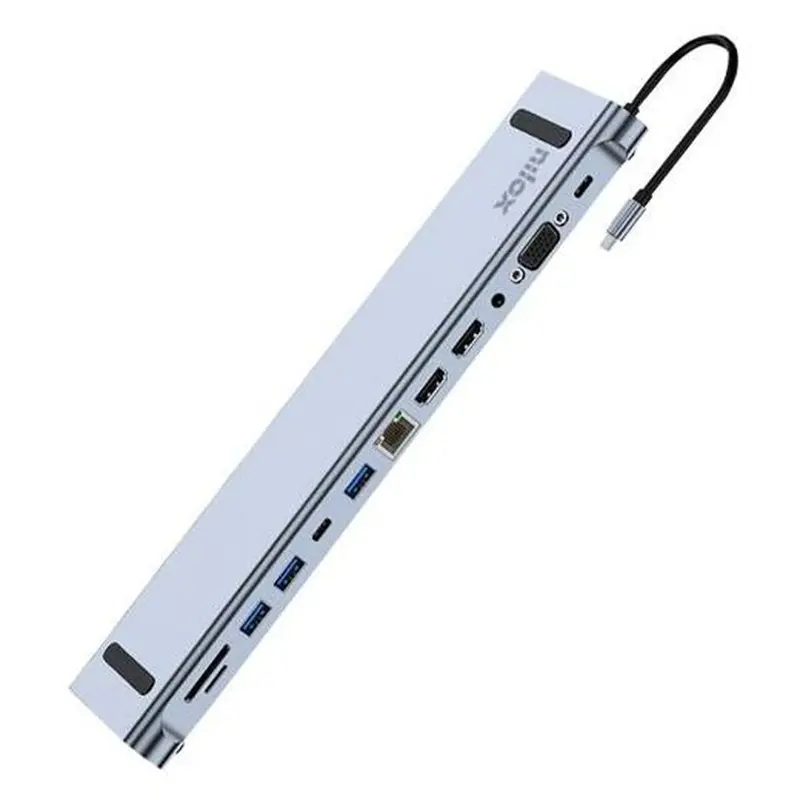 Dockstation Nilox Negro Gris