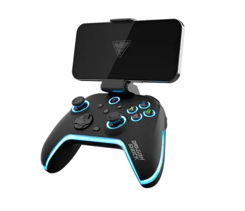 Dragonshock Aurora Plus Negro Bluetooth/RF/USB Gamepad Analógico/Digital Android, PC, Playstation 3, iOS