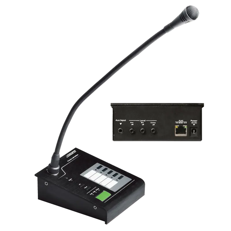 DSPPA-MAG505R - Micrófono de condensador - Micrófono de pupitre - Patrón cardioide - Selección de 5 zonas - Compatible con matriz DSPPA-MAG505