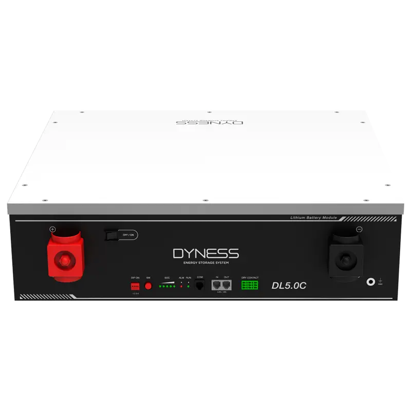 DYNESS DY-DLC-5120 - Batería enrackable - Capacidad 5120Wh - LiFePO4 51.2V / 100Ah - 6000 ciclos de vida
