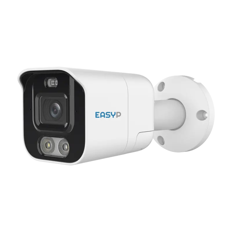 EASY-P EP-IPB121A-8-SL - Cámara Bullet IP AI EASY-P - 8MP - Lente2.8 mm - IR 40 m - Luz blanca 30 m - Mic - Altavoz - Plug & Play
