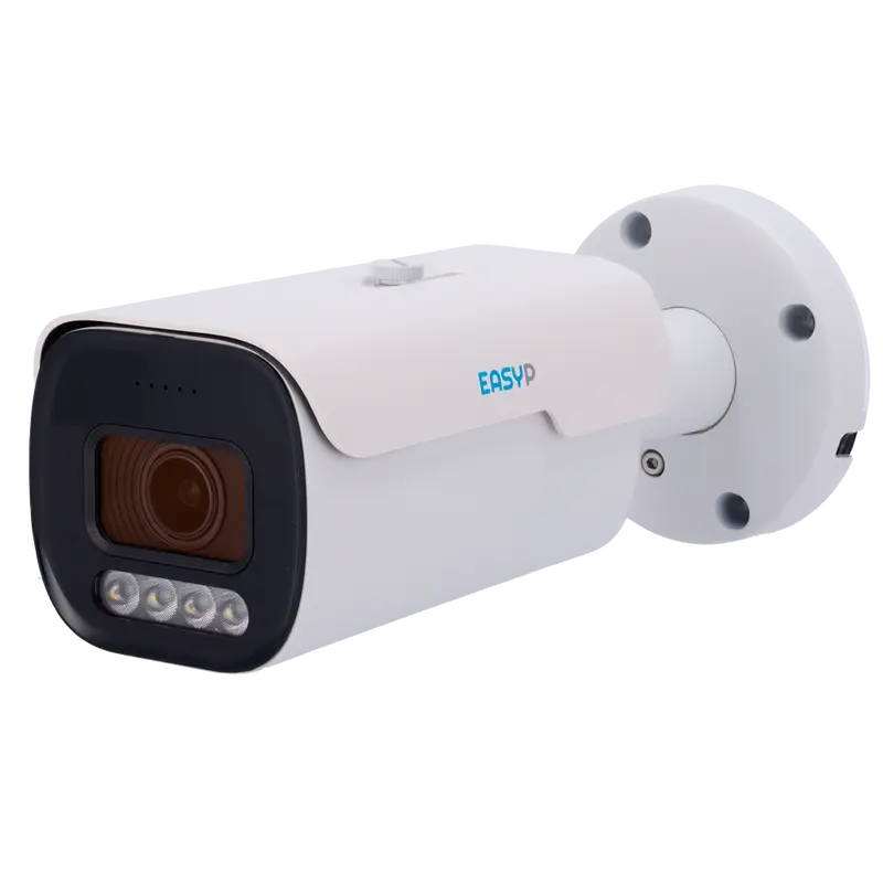 EASY-P EP-IPB130ZA-5-DL - Cámara Bullet IP AI EASY-P - 5MP - Lente Motorizada 2.7~13.5 mm - IR 50 m - Luz blanca 40 m - Mic