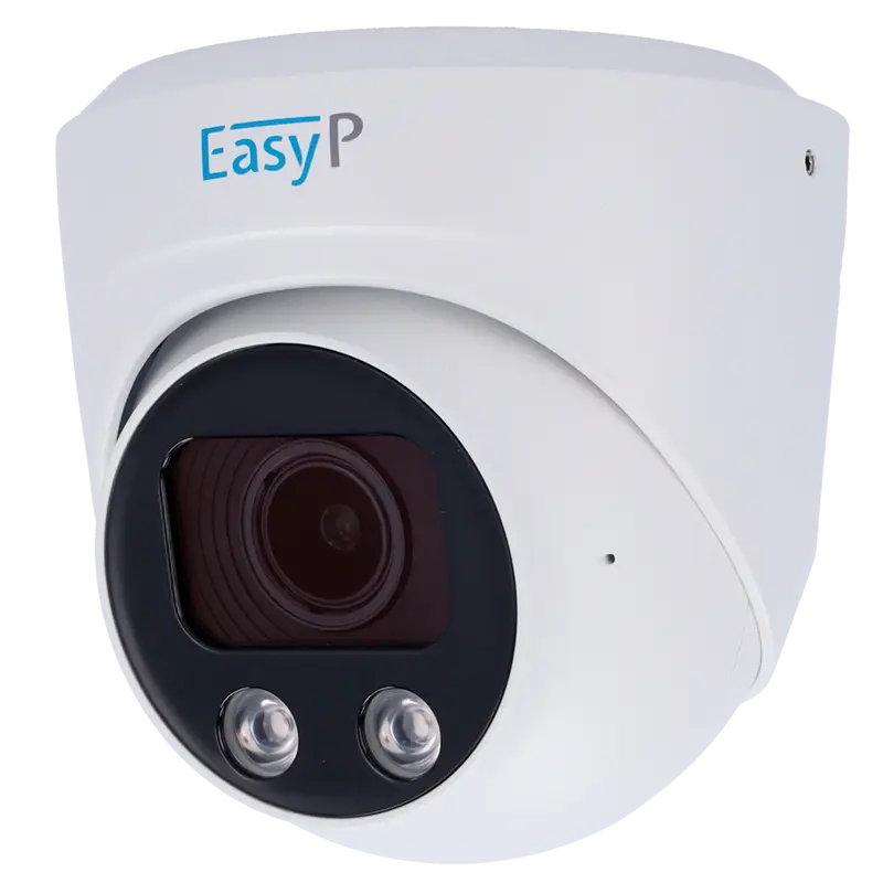 EASY-P EP-IPT230ZA-4 - Cámara Turret IP AI EASY-P - 4MP - Lente Motorizada 2.7 ~ 13.5 mm - IR 25 m - Mic - Instalación Plug & Play