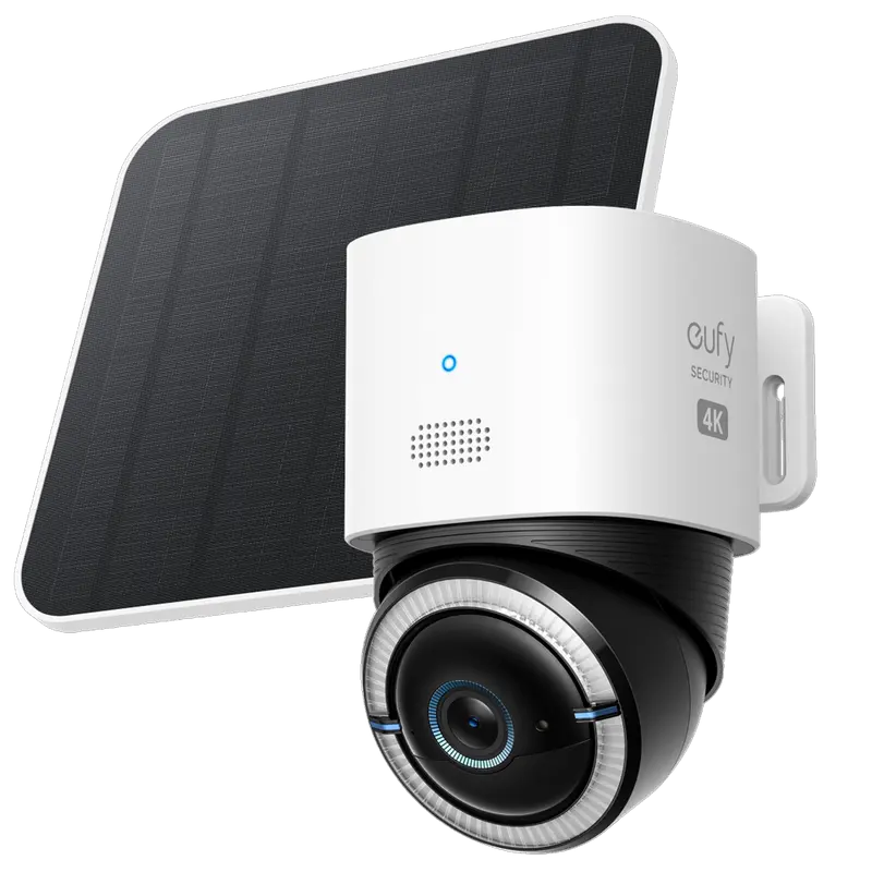 EUFY-4GLTECAM-S330 - Cámara 4G LTE / Wifi Eufy by Anker - 4K - Full Night color - IR 10m - LED blanco - Batería 9400 mAH