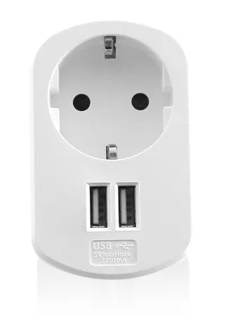 Ewent EW1211 cargador de dispositivo móvil Blanco Interior