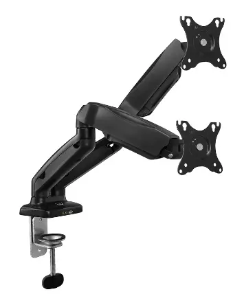 EWENT SOPORTE DE ESCRITORIO CON RESORTE DE GAS PARA 2 MONITORES HASTA 34” CARGA MÁXIMA 9KG. VESA