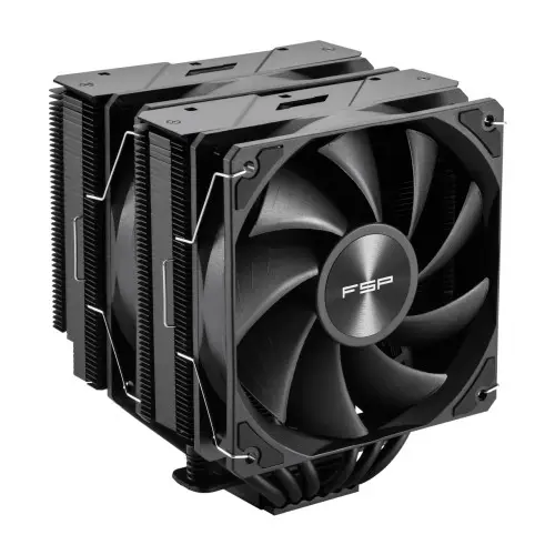 FSP REFRIGERACIONES DE AIRE INTEL LGA 1851/1700/1200 AMD AM4/AM5 120MM BLACK TOP COVER HIGH-PERFORMANCE QUIET PWM