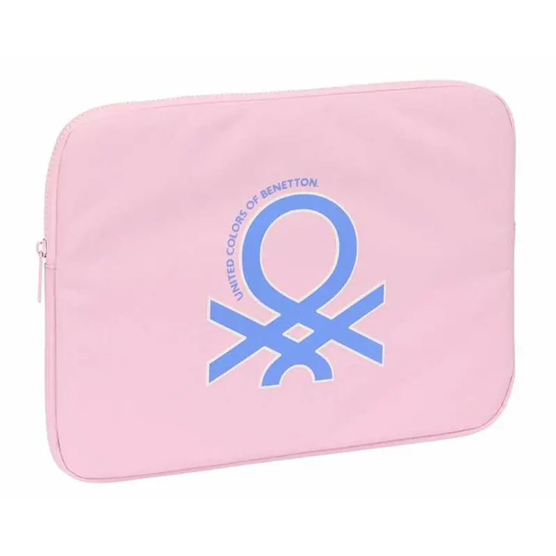 Funda para Portátil Benetton Rosa claro 34 x 25 x 2 cm