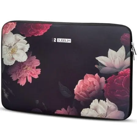 Funda Subblim Trendy Sleeve Neo Flowers para Portátiles hasta 15.6