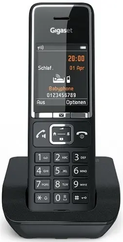Gigaset COMFORT 550 Teléfono DECT Identificador de llamadas Negro