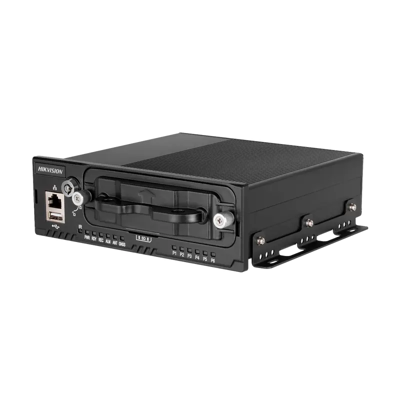 HIKVISION AE-MN5043(M12) - Grabador NVR para embarcar en vehículo - 4 CH IP / Compresión H.265/H.264