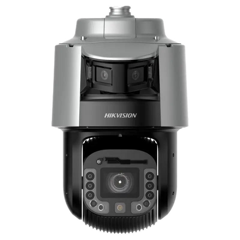 HIKVISION DS-2SF8C442MXG1-ELWY/26(F0) - Cámara motorizada IP - Gama PRO - Doble Lente (Panorámica 6Mpx + PTZ 4Mpx)