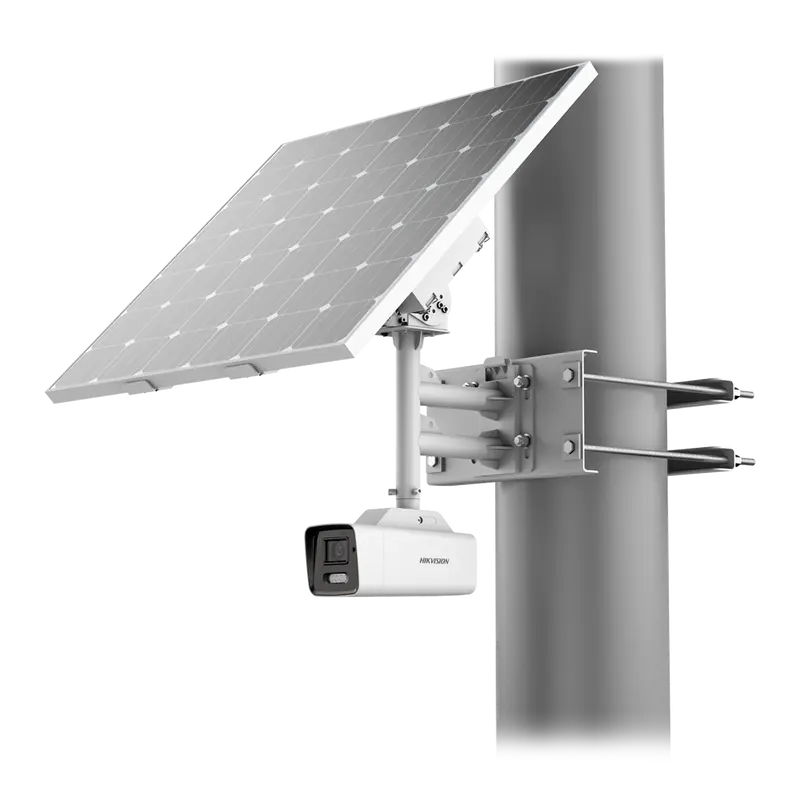 HIKVISION DS-2XS6A47G1-LS/C36S80(2.8mm) - Cámara IP Solar Bullet 4G - Incluye panel fotovoltaico y batería de Litio