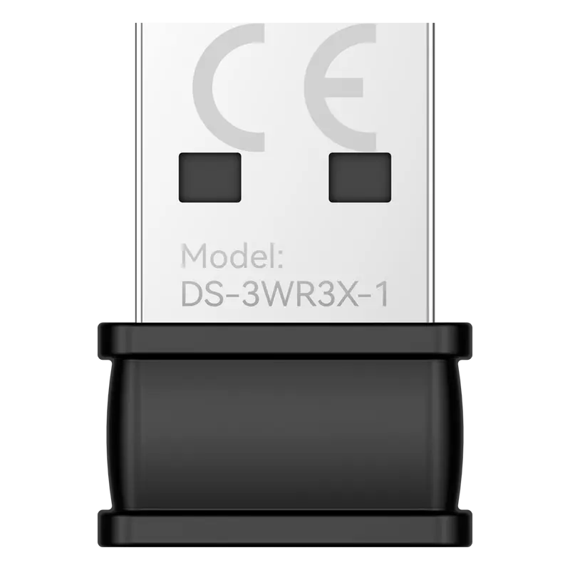 HIKVISION DS-3WR3X-1 - Hikvision Usb Wi-Fi6 - Wi-Fi 6 IEEE802.11ax/b/g/n - Frecuencia 2.4GHz - Hasta 20 Mbps conectado al DVR - Plug and Play