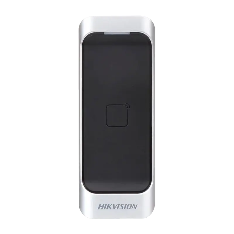 HIKVISION DS-K1107AM - Lector de acceso para marcos - Acceso por tarjeta MF - Indicador LED y acústico - Wiegand 26/34 - RS485