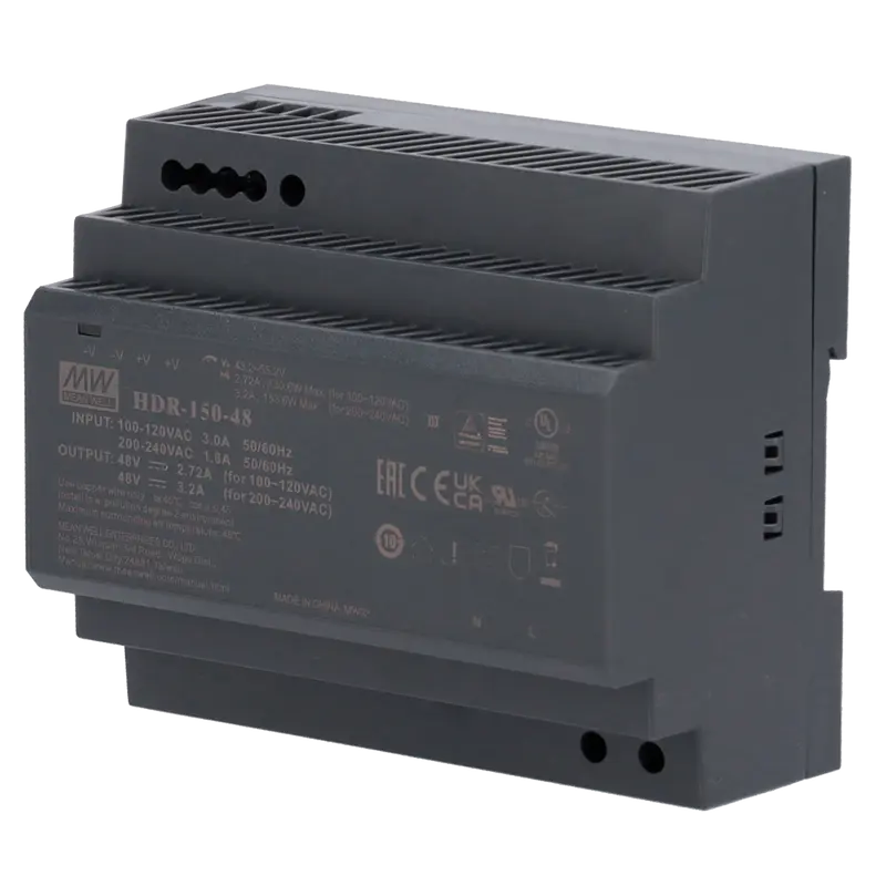 HIKVISION DS-KAW150-4N - Fuente de alimentación - Salida DC 48 V / 3.2 A / 150 W - 2 salidas - 178 (An) x 97 (Al) x 38 (Fo) mm