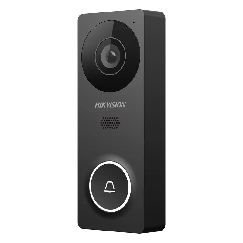 HIKVISION DS-KB2422T-IM(B) - Videoportero 4 hilos analógico - Cámara HD TVI - Audio bidireccional - 1 relé - Plug & Play